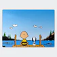 Tabla Para Picar Snoopy Y Charlie Brown Sunset 20x28 - Miniatura 1