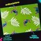 Tabla Para Picar Stitch Tropical Green 20x28 - Miniatura 3