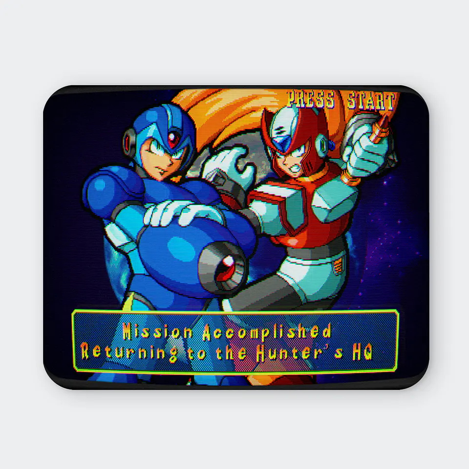 Mousepad 20x24 cm - Diseño Retro Gaming: Mission Accomplished HQ 1