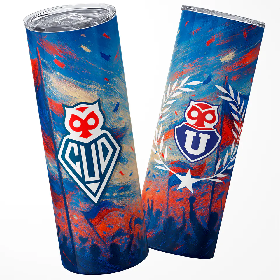 Mug Termo 600ml - Garra Azul U. De Chile 1