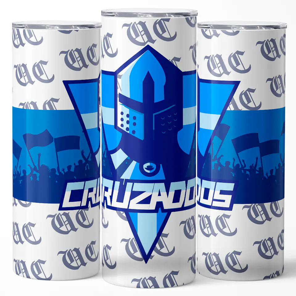 Mug Termo 600ml - U. Catolica Cruzados Azul Imperial 2