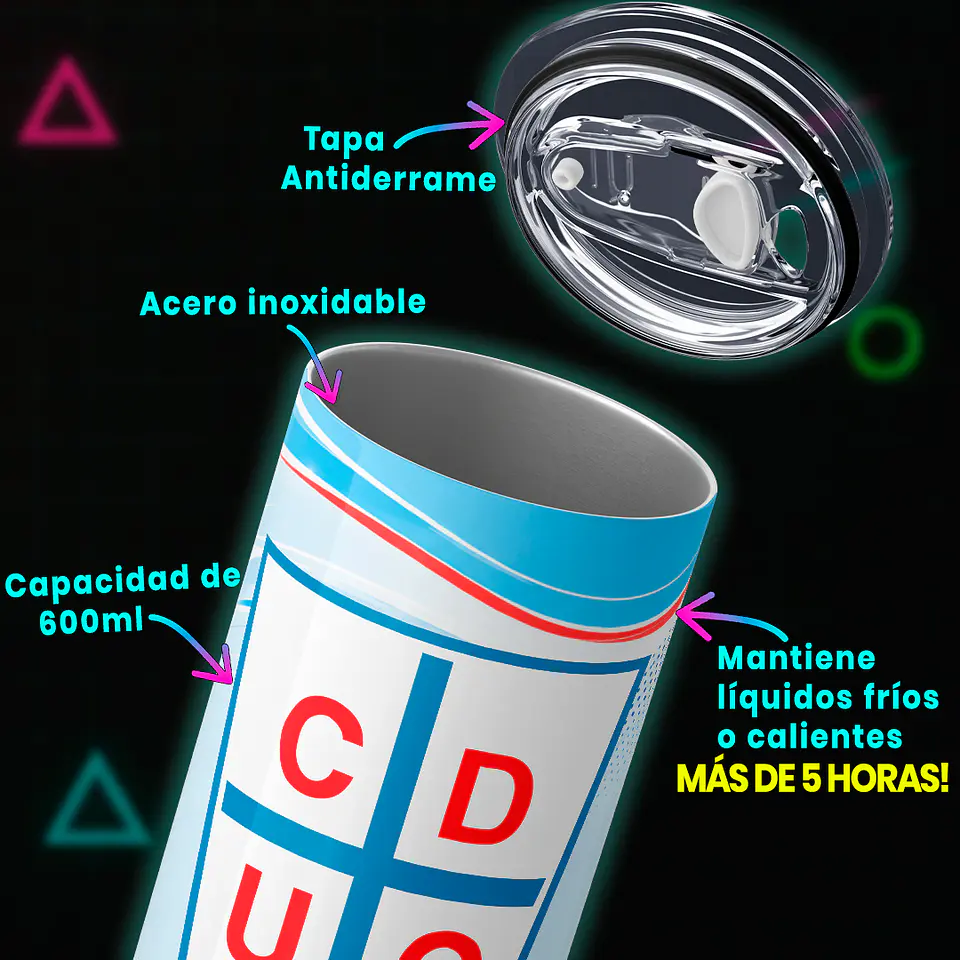 Mug Termo 600ml - U. Catolica Los Cruzados 4