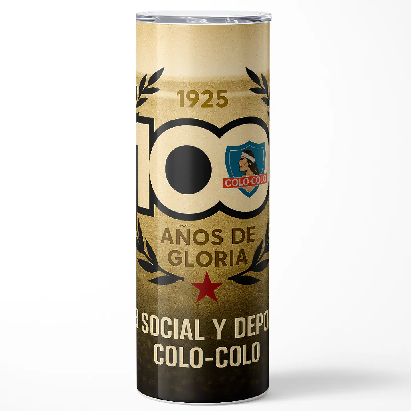 Mug Termo 600ml - 100 Años de Gloria Colo Colo 1