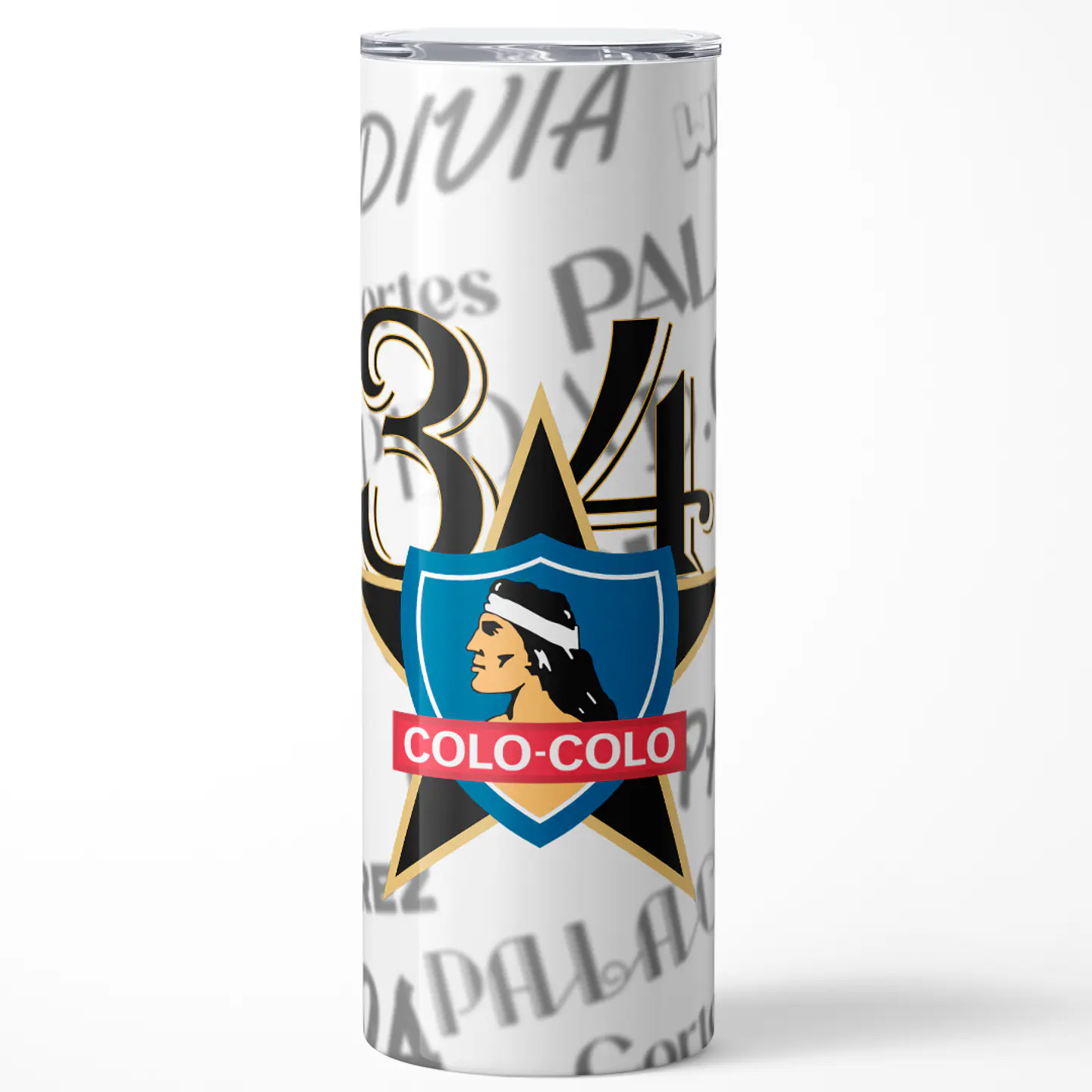 Mug Termo 600ml - Colo Colo 34 Estrellas 1