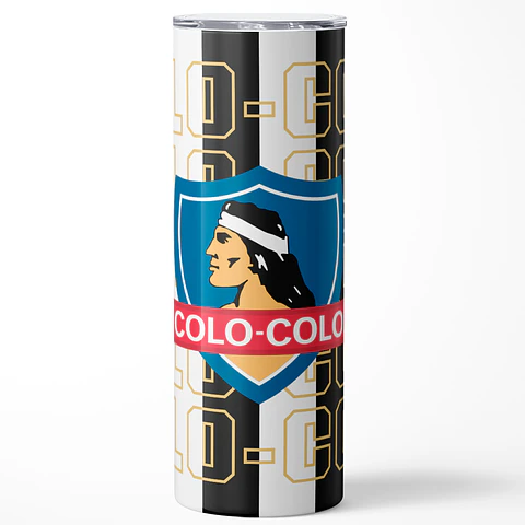 Mug Termo 600ml - Colo Colo Clásico Albo