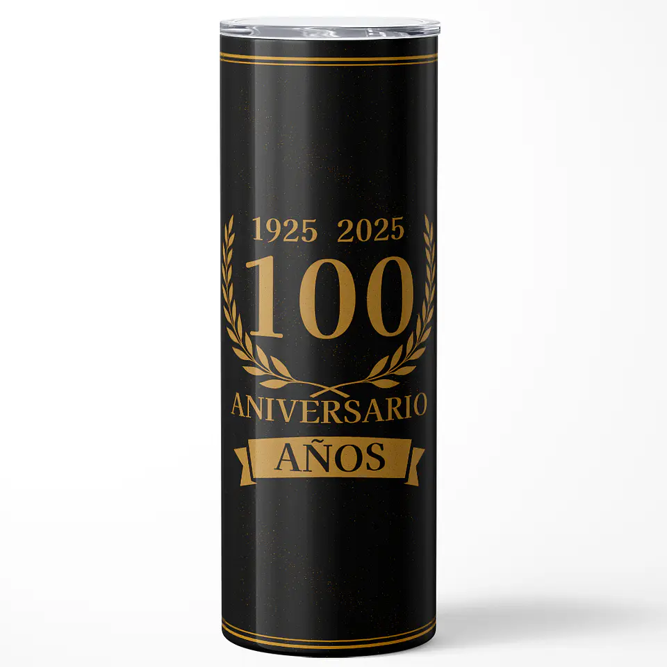 Mug Termo 600ml - Colo Colo 100 Aniversario Black Gold 2