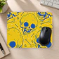 Mousepad 20x24 cm - Diseño Skull Pop Amarillo Azul - Miniatura 2