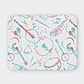 Mousepad 20x24 cm - Diseño Música Pastel Minimal - Miniatura 1