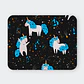 Mousepad 20x24 cm - Diseño Unicornios Cósmicos - Miniatura 1
