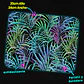 Mousepad 20x24 cm - Diseño Hojas Tropicales Neón - Miniatura 3