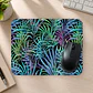 Mousepad 20x24 cm - Diseño Hojas Tropicales Neón - Miniatura 2