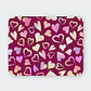 Mousepad 20x24 cm - Diseño Corazones Pink Love - Miniatura 1