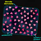 Mousepad 20x24 cm - Diseño Corazones Pink Dark - Miniatura 3