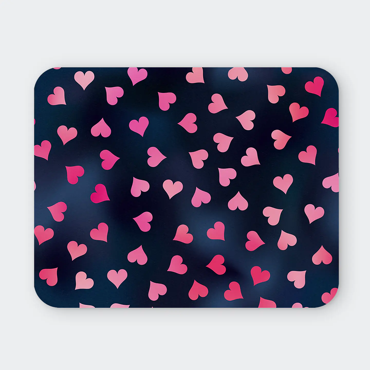 Mousepad 20x24 cm - Diseño Corazones Pink Dark 1