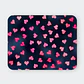 Mousepad 20x24 cm - Diseño Corazones Pink Dark - Miniatura 1