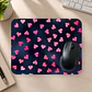 Mousepad 20x24 cm - Diseño Corazones Pink Dark - Miniatura 2