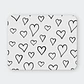 Mousepad 20x24 cm - Diseño Corazones Minimal - Miniatura 1