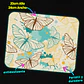 Mousepad 20x24 cm - Diseño Mariposas Acuarela Turquesa - Miniatura 3