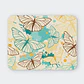 Mousepad 20x24 cm - Diseño Mariposas Acuarela Turquesa - Miniatura 1