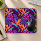 Mousepad 20x24 cm - Diseño Flores Tropicales Neón - Miniatura 2