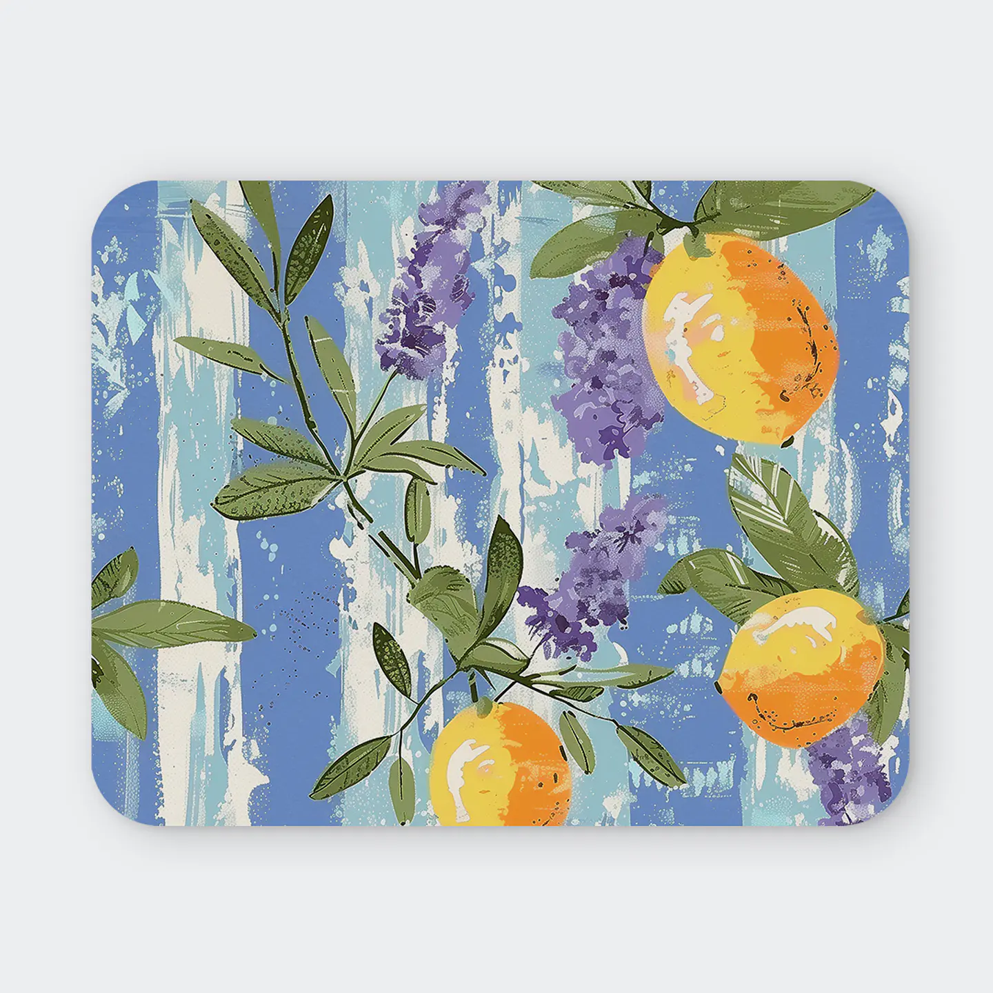 Mousepad 20x24 cm - Diseño Limones Mediterráneos 1