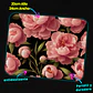 Mousepad 20x24 cm - Diseño Peonías Rosadas Dark - Miniatura 3
