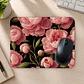 Mousepad 20x24 cm - Diseño Peonías Rosadas Dark - Miniatura 2