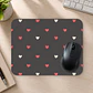 Mousepad 20x24 cm - Diseño Corazones Minimal Dark - Miniatura 2