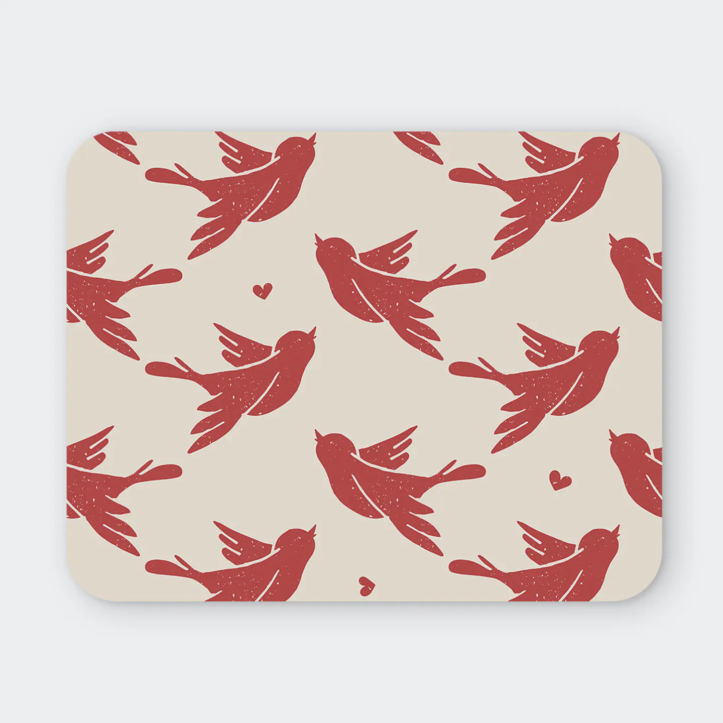 Mousepad 20x24 cm - Diseño Pajaritos Love 1