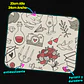 Mousepad 20x24 cm - Diseño Love Doodles - Miniatura 3