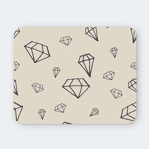 Nombre: Mousepad 20x24 cm - Diseño Diamantes Minimal