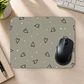 Mousepad 20x24 cm - Diseño Corazones Gris Soft - Miniatura 2
