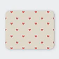 Mousepad 20x24 cm - Diseño Corazones Beige Minimal - Miniatura 1