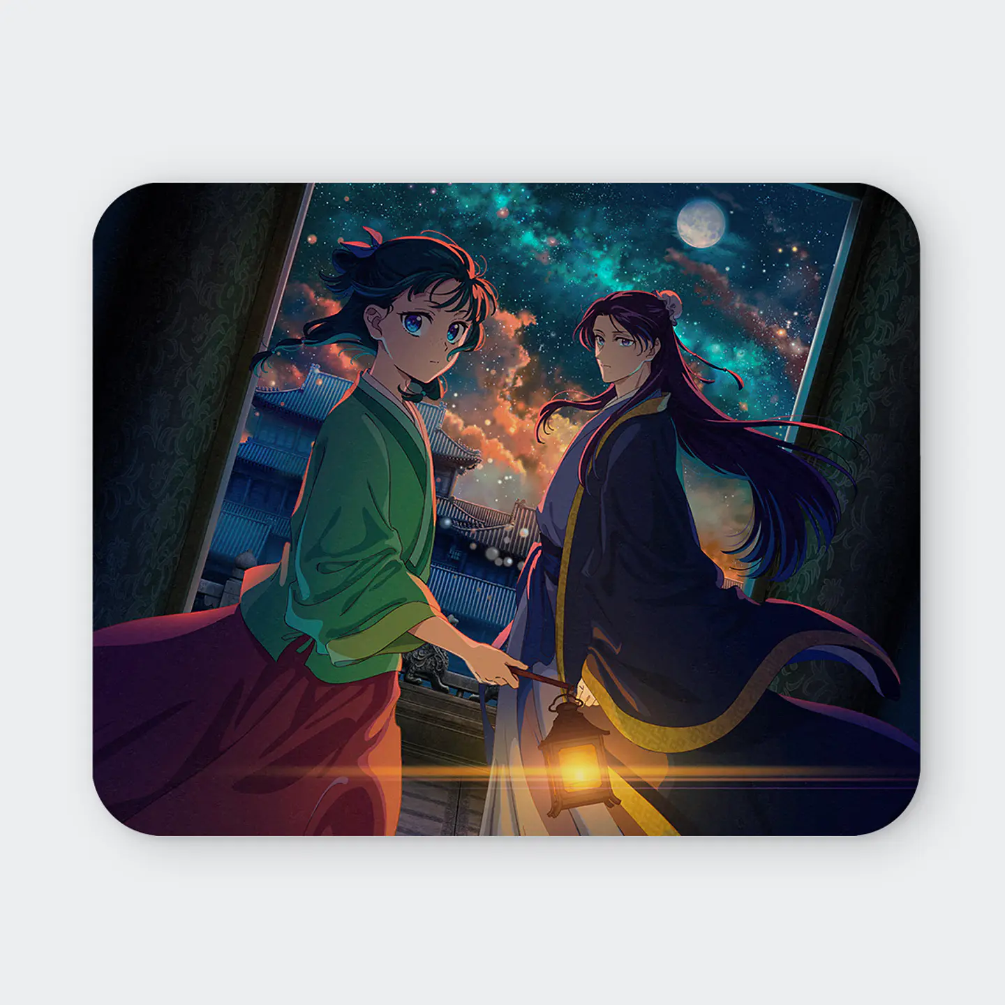 Mousepad 20x24 cm - Diseño Maomao y Jinshi Cielo Estrellado 1
