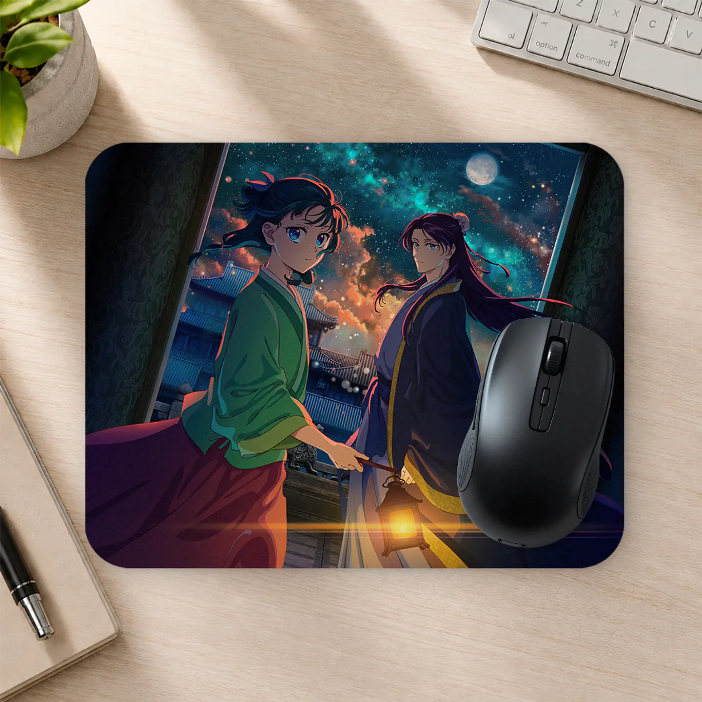 Mousepad 20x24 cm - Diseño Maomao y Jinshi Cielo Estrellado 2