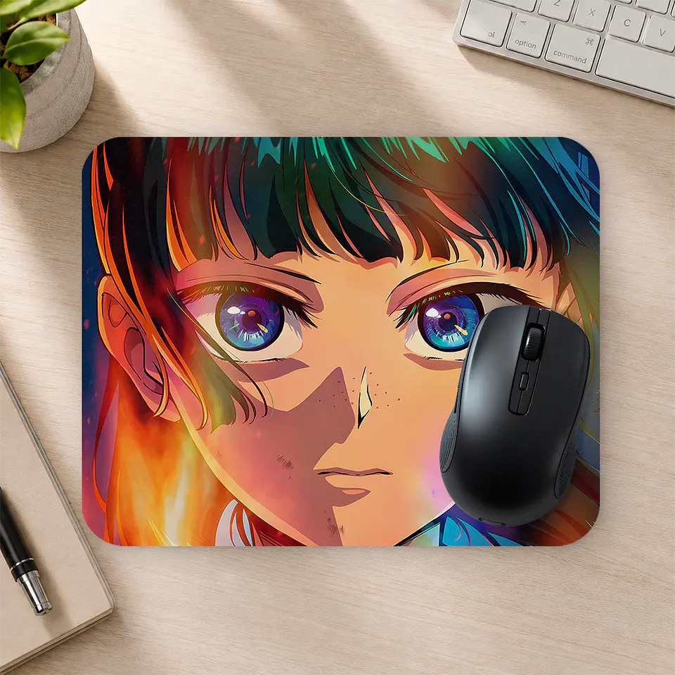 Mousepad 20x24 cm - Diseño Maomao Mirada Intensa 2