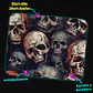 Mousepad 20x24 cm - Diseño Calaveras Vintage Dark - Miniatura 3