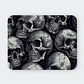 Mousepad 20x24 cm - Diseño Calaveras Blanco y Negro - Miniatura 1
