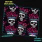 Mousepad 20x24 cm - Diseño Calavera con Corona - Miniatura 3