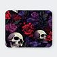 Mousepad 20x24 cm - Diseño Calaveras con Flores Rojas y Moradas - Miniatura 1
