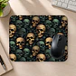 Mousepad 20x24 cm - Diseño Calaveras Verdes Vintage - Miniatura 2