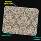 Mousepad 20x24 cm - Diseño Ornamental Beige Vintage - Miniatura 3