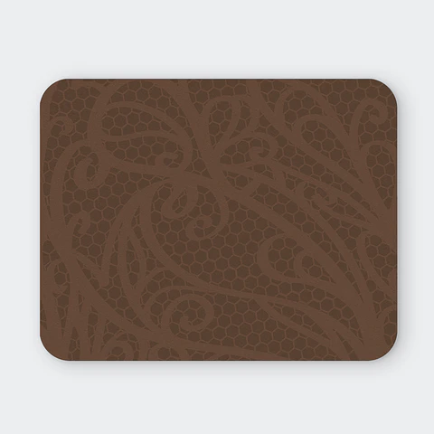 Mousepad 20x24 cm - Diseño Ornamental Café Vintage