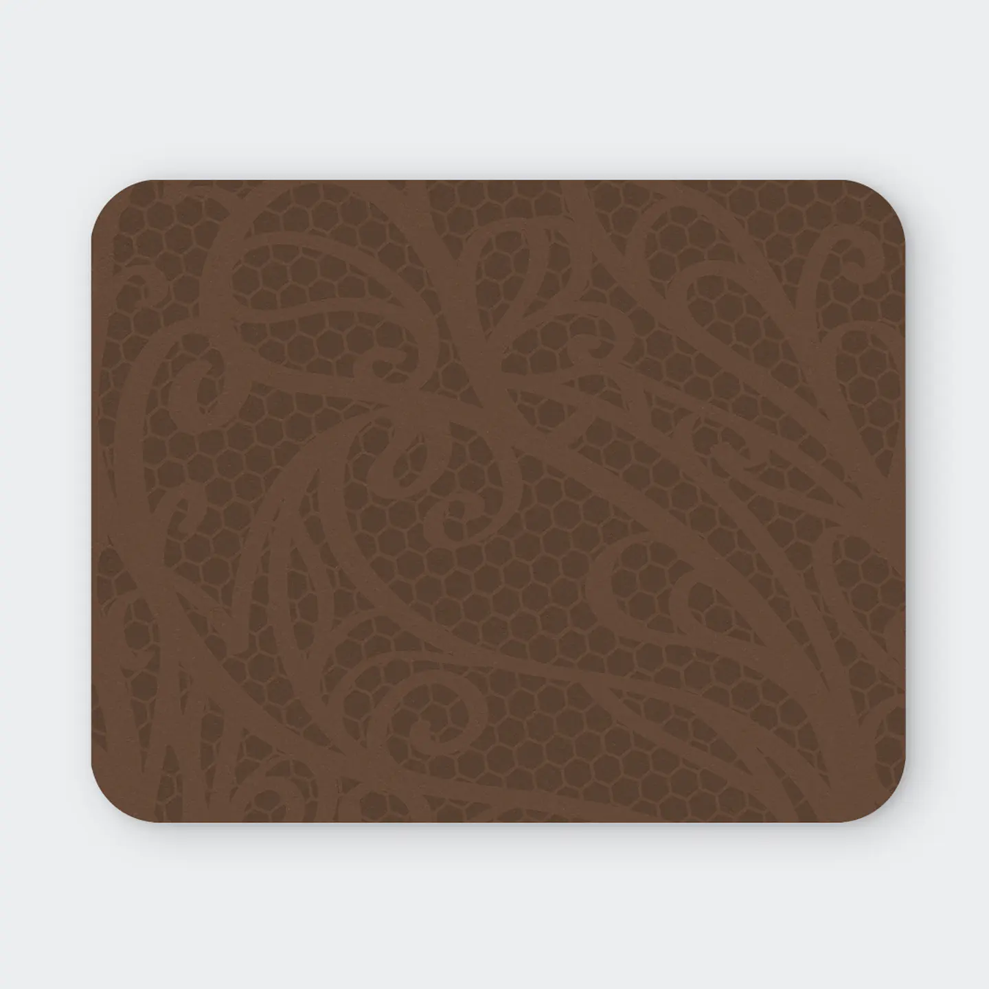 Mousepad 20x24 cm - Diseño Ornamental Café Vintage 1