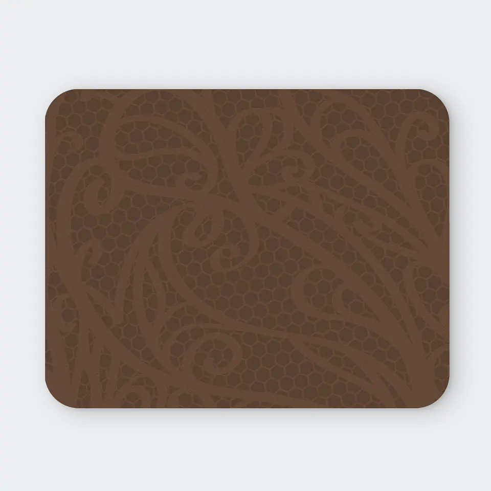 Mousepad 20x24 cm - Diseño Ornamental Café Vintage 1