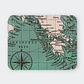 Mousepad 20x24 cm - Diseño Mapa Vintage Turquesa - Miniatura 1