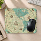 Mousepad 20x24 cm - Diseño Mapa Antiguo América Turquesa - Miniatura 2