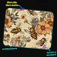 Mousepad 20x24 cm - Diseño Abejas con Flores Vintage - Miniatura 3
