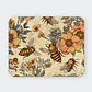 Mousepad 20x24 cm - Diseño Abejas con Flores Vintage - Miniatura 1