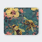 Mousepad 20x24 cm - Diseño Abejas con Flores Turquesa - Miniatura 1